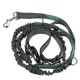 Adjustable Dog Waist Belt Elastic Reflective Pet Leash Jogging Metal D-ring Rope