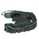 Adjustable Dog Waist Belt Elastic Reflective Pet Leash Jogging Metal D-ring Rope