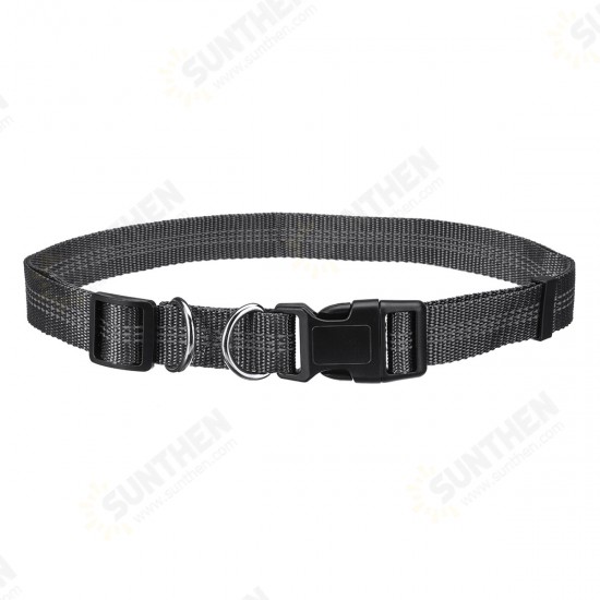 Adjustable Dog Waist Belt Elastic Reflective Pet Leash Jogging Metal D-ring Rope