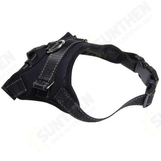 Adjustable Hunting Dog Tactical Vest Nylon Waterproof Pet Puppy Harness Collar Training Traction Rope