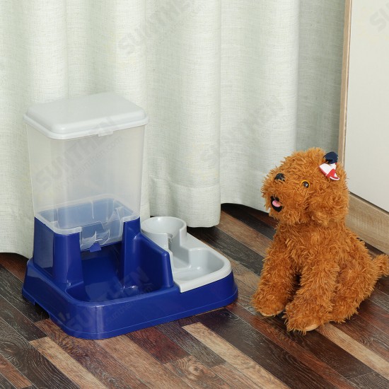 Automatic Pet Feeder Water Food Dispenser Dog Cat Drinking Feeding Bowls