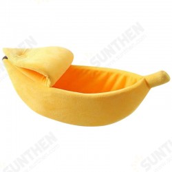 Banana Cat Bed Warm Durable Portable Pet Basket Dog Cushion Pet Supplies