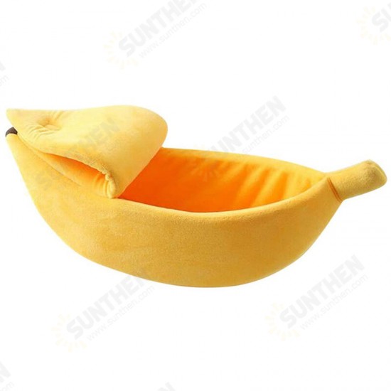 Banana Cat Bed Warm Durable Portable Pet Basket Dog Cushion Pet Supplies