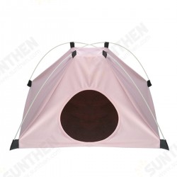 Berber Fleece Folding Pet Tent Washable Puppy Cat Play Teepee Mat Dog Cat Sleeping Pad