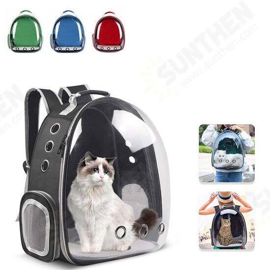 Cat Carrier Bag Outdoor Pet Shoulder bag Carriers Backpack Breathable Portable Travel Transparent Bag For Small Dogs Cats