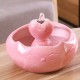 Cat Ear Design 2500ml Porcelain Automatic Circulating Water Dispenser Pet Bowl Water Cute Fountain Pet Drinking Supplies With Noise Reduction Pum