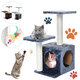 Cat Tree Toy Cat Climbing Tower Multi-layer Cat Scratchier Post House Pet Supplies