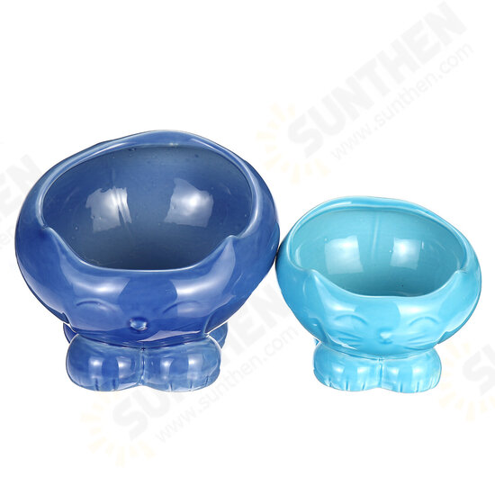 Cats Feeding Pet Bowl Food Ceramic Bowl Puppy Dogs Snack Water Feeder