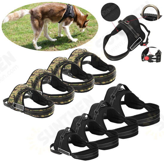 Control Dog Pulling Harness Adjustable Support Comfy Pet Pitbull Training