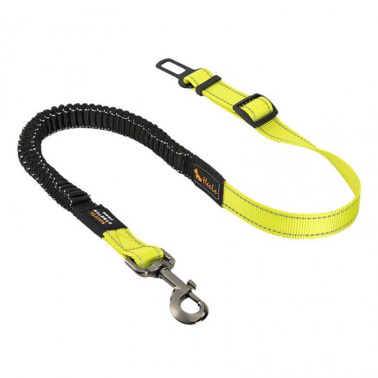 74-142cm Adjustable Pet Leashes Dog Car Seat Belt Traction Rope Walking Leading Collar