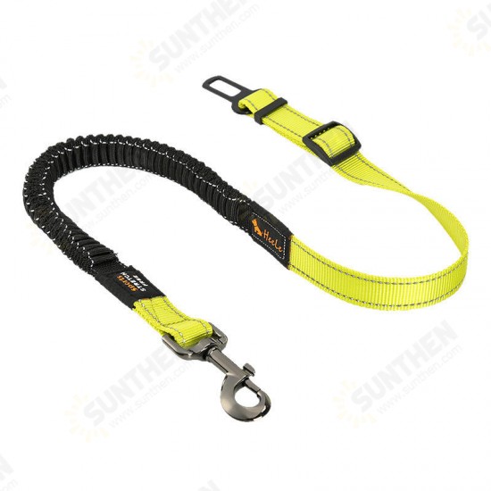 74-142cm Adjustable Pet Leashes Dog Car Seat Belt Traction Rope Walking Leading Collar