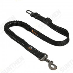 74-142cm Adjustable Pet Leashes Dog Car Seat Belt Traction Rope Walking Leading Collar
