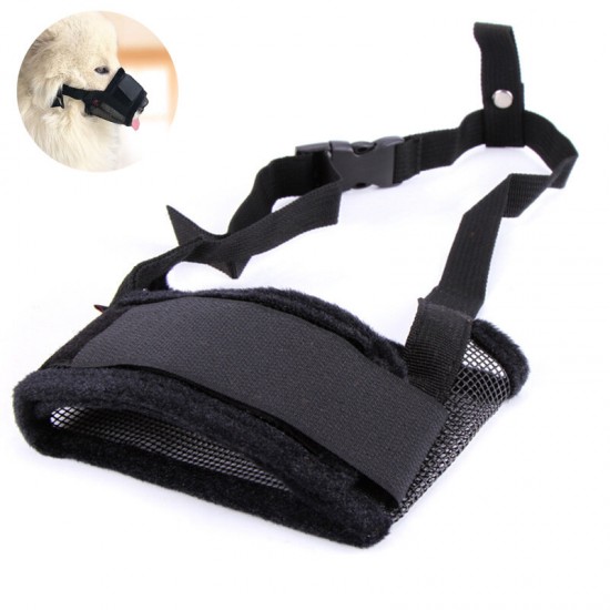 Adjustable Pet Mouth Cover Anti Stop Chewing Dog Mouth Mask Face Mask Hunting Dog Supplies