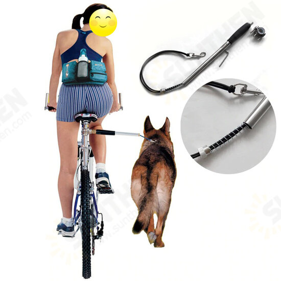 Dog Bicycle Leash Hands Lead Pet Walker Run Train Ride Bike Distance Keeper Dog Leash for Exercising/Training