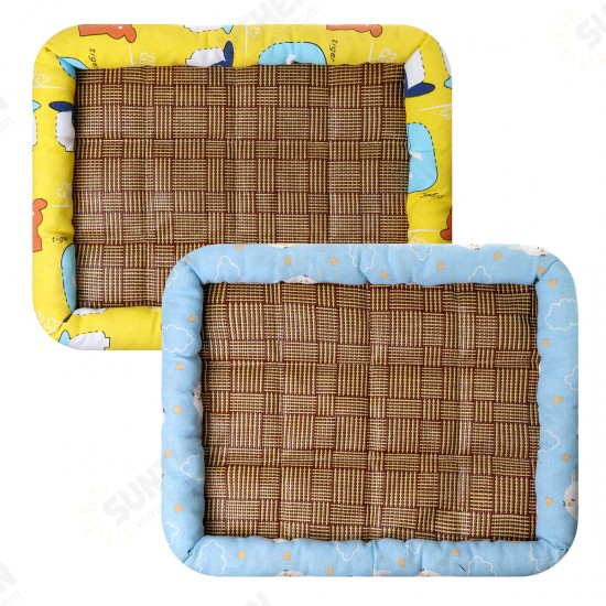 Dog Cooling Mat Washable Cotton Waterproof Pet Puppy Pee Pads Breathable Folding Cat Pad