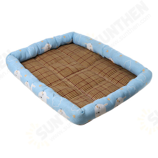 Dog Cooling Mat Washable Cotton Waterproof Pet Puppy Pee Pads Breathable Folding Cat Pad