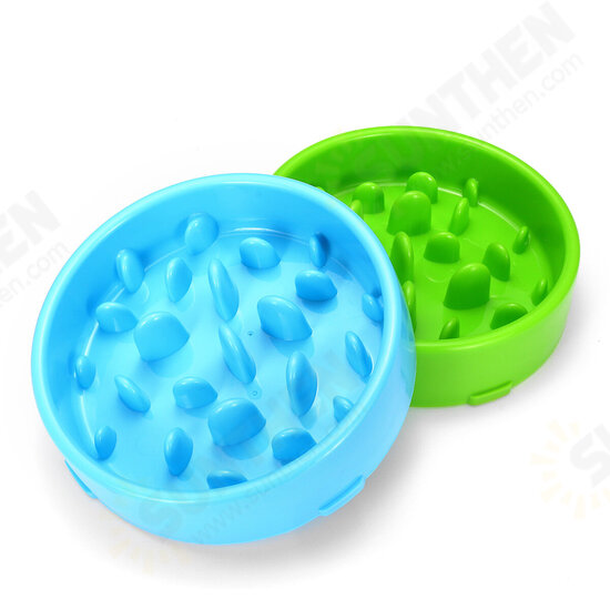 Dog Feeder Slow Eating Pet Bowl Non-Toxic Preventing Choking Healthy Design Bowl Cat Dog Supplies