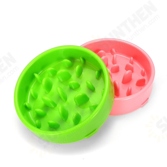 Dog Feeder Slow Eating Pet Bowl Non-Toxic Preventing Choking Healthy Design Bowl Cat Dog Supplies