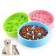 Dog Feeder Slow Eating Pet Bowl Non-Toxic Preventing Choking Healthy Design Bowl Cat Dog Supplies