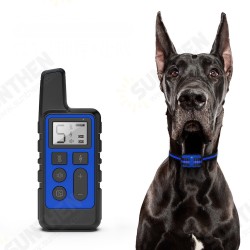 Dog Training Collar 500M Remote Control USB Rechargeable Waterproof Shock Electric Collar Anti Barking Device