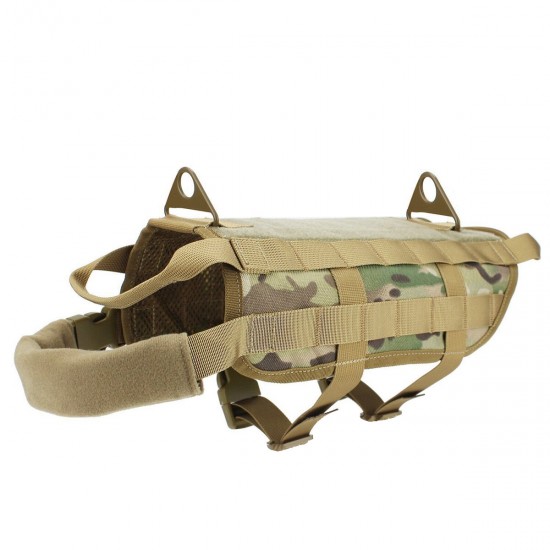 Dog Vest Training Tactical Army Dog Tape Military Dog Clothes Load Bearing Harness Outdoor Training Leash
