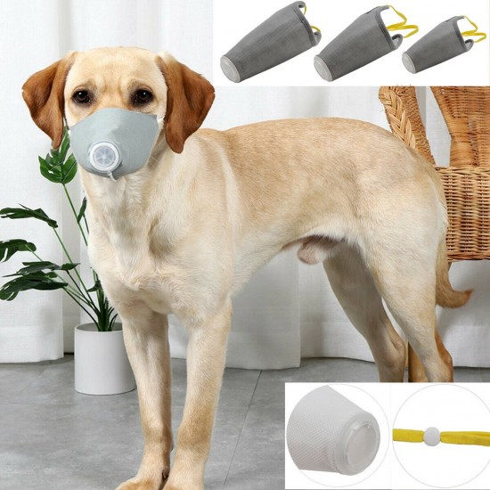 Epidemic Supplies Dog Dustproof Haze Mask Epidemic Mask Protective Dog Mouth Cover Pet Dog Mask S/M/L