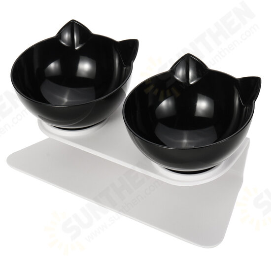 Double Dog Cat Bowls Food Water Station Automatic Pet Feeder Water Dispenser Double Dog Cat Bowls Food Water Station Automatic Pet Feeder Water Dispenser