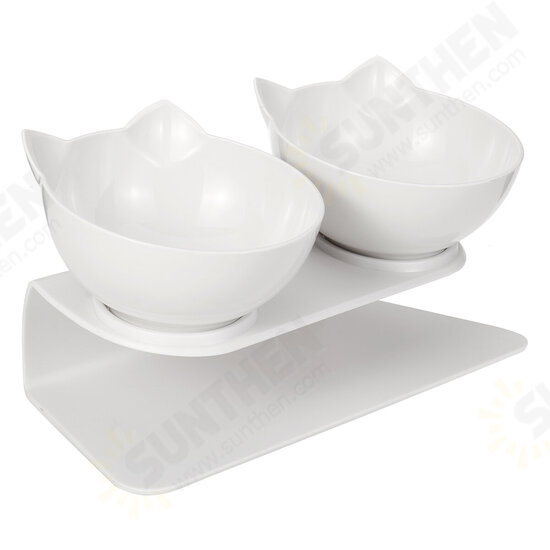 Double Dog Cat Bowls Food Water Station Automatic Pet Feeder Water Dispenser Double Dog Cat Bowls Food Water Station Automatic Pet Feeder Water Dispenser