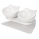 Double Dog Cat Bowls Food Water Station Automatic Pet Feeder Water Dispenser Double Dog Cat Bowls Food Water Station Automatic Pet Feeder Water Dispenser