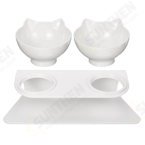 Double Dog Cat Bowls Food Water Station Automatic Pet Feeder Water Dispenser Double Dog Cat Bowls Food Water Station Automatic Pet Feeder Water Dispenser