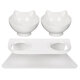 Double Dog Cat Bowls Food Water Station Automatic Pet Feeder Water Dispenser Double Dog Cat Bowls Food Water Station Automatic Pet Feeder Water Dispenser