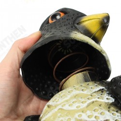 Fake Owl Hunting Shooting Decoy Deterrent Repeller Decor With Head Move in Wind Fake Owl Hunting Shooting Decoy Deterrent Repeller Decor With Head Move in Wind