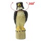 Fake Owl Hunting Shooting Decoy Deterrent Repeller Decor With Head Move in Wind