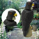 Fake Owl Hunting Shooting Decoy Deterrent Repeller Decor With Head Move in Wind