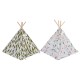 Foldable Linen Pet Bed Tent Dog House Bed Washable Puppy Cat Play Indoor Teepee Mat