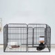 Foldable Pet Dog Playpen Tent Crate Room Puppy Exercise Cat Cage Waterproof Outdoor Single Door Mesh Shade Cover Nest Kennel
