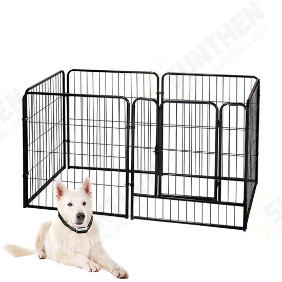 Foldable Pet Dog Playpen Tent Crate Room Puppy Exercise Cat Cage Waterproof Outdoor Single Door Mesh Shade Cover Nest Kennel