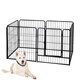 Foldable Pet Dog Playpen Tent Crate Room Puppy Exercise Cat Cage Waterproof Outdoor Single Door Mesh Shade Cover Nest Kennel