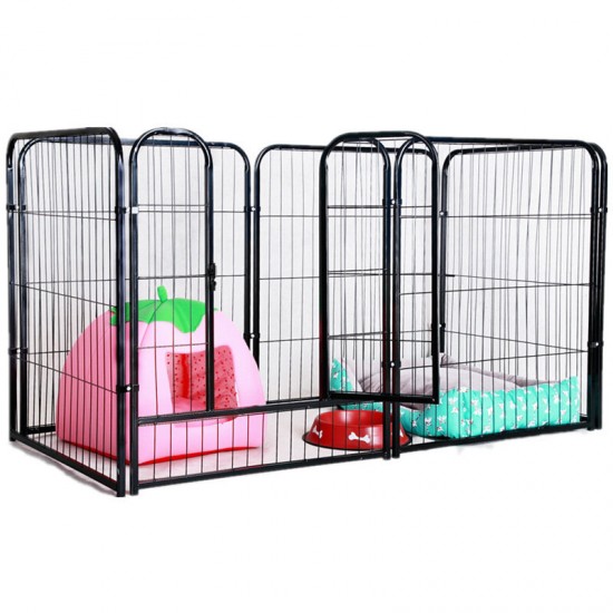 Foldable Pet Dog Playpen Tent Crate Room Puppy Exercise Cat Cage Waterproof Outdoor Single Door Mesh Shade Cover Nest Kennel