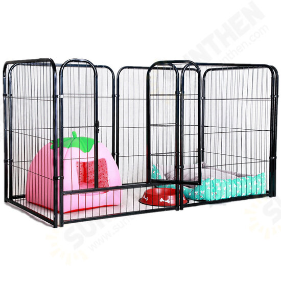 Foldable Pet Dog Playpen Tent Crate Room Puppy Exercise Cat Cage Waterproof Outdoor Single Door Mesh Shade Cover Nest Kennel