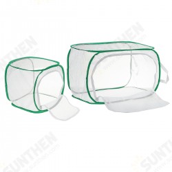 Green Collapsible Insect Habitat Cage Butterfly Mesh Transparent Surface Portable Zipper Cage Plant Breeding Net Prey Storage Basket Anti Bird Net Green Collapsible Insect Habitat Cage Butterfly Mesh Transparent Surface Portable Zipper Cage Plant Breeding Net Prey Storage Basket Anti Bird Net