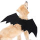 Halloween Cat Bat Wings Collar Harness Decor Puppy Pet Cat Black Bat Dress Up Funny Wing Cat Clothes