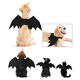 Halloween Cat Bat Wings Collar Harness Decor Puppy Pet Cat Black Bat Dress Up Funny Wing Cat Clothes