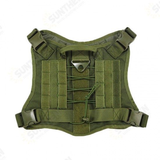 Hunting Dog Military Camouflage Tactical Vest Pet Dog Clothes Outdoor Training Molle Dog Harness