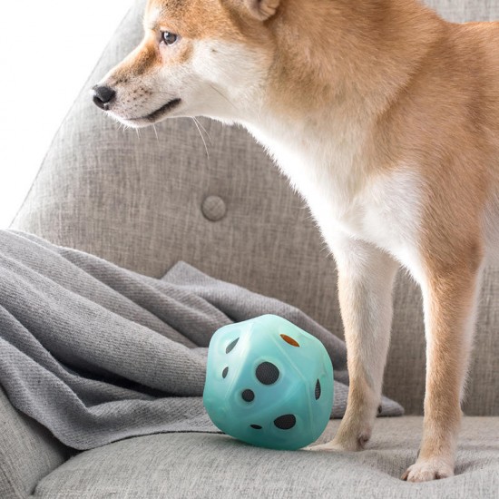 Pet Toys Ball Food Grade TPR Waterproof Cat Dog Rotating Ball Fun Ball