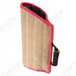 Jute Thickened Pet Dog Training Arm Sleeve With Handle Durable Stable Dog Bite Sleeve Arm Protection Dog Training Accessories Jute Thickened Pet Dog Training Arm Sleeve With Handle Durable Stable Dog Bite Sleeve Arm Protection Dog Training Accessories
