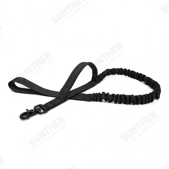 ZY035 1000D Nylon Multi-Function Army Training Dog Bungee Leash Hunting Military Tactical Dog Traction Rope