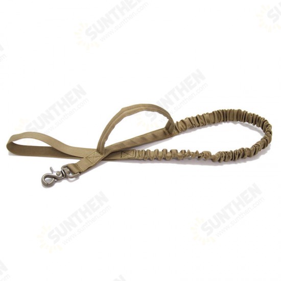 ZY035 1000D Nylon Multi-Function Army Training Dog Bungee Leash Hunting Military Tactical Dog Traction Rope