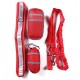 Nylon Pet Running Dog Strip Elastic Leash Zipper Bag Reflective Waist Belt Holder Set