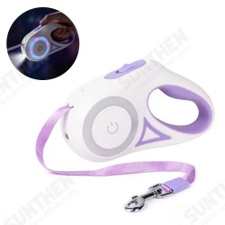 Nylon Retractable Dog Leash LED Flashlight Automatic Extending Walking Leads Traction Rope Dog Supplies Nylon Retractable Dog Leash LED Flashlight Automatic Extending Walking Leads Traction Rope Dog Supplies